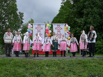 Ядринцы на праздновании 100-летия п.Шереметьево Воротынского района Нижегородской области 